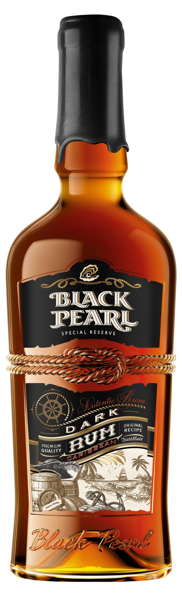 Ром BLACK PEARL темный Россия, 0,7 л
