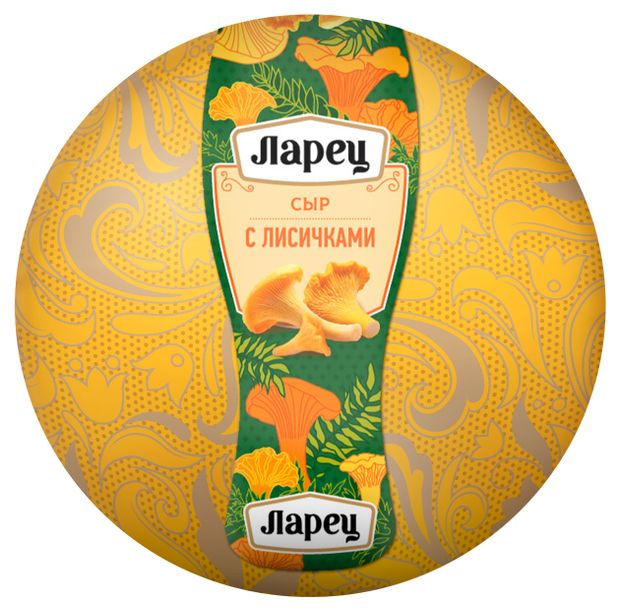 Сыр полутвердый Ларец с лисичками 45 БЗМЖ 1 шар 1 кг 1170₽