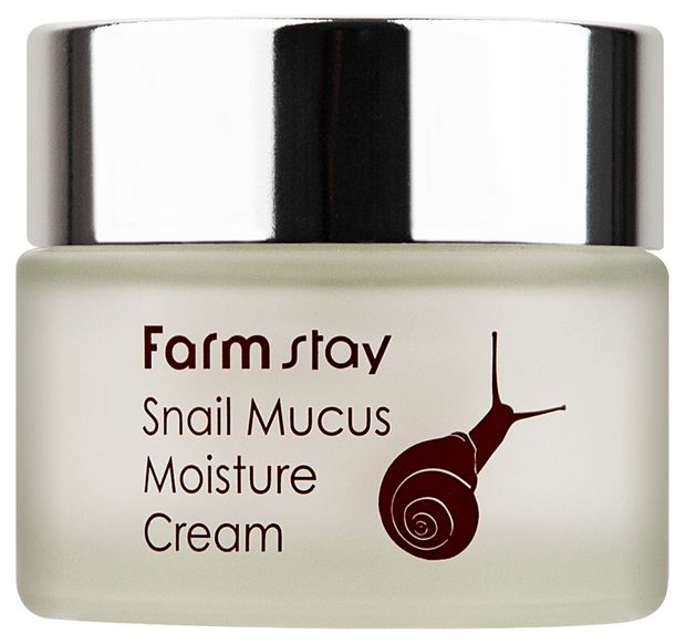 Крем для лица FarmStay Snail Mucus Moisture Cream с муцином улитки, 50 г