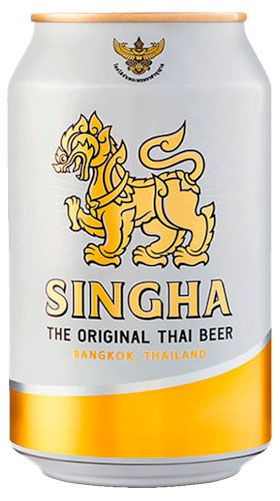 Алкоголь (самовывоз) Пиво светлое Singha 5%, 0,33 л