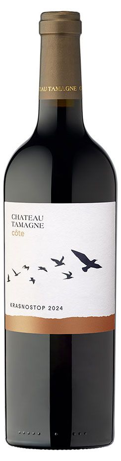Вино Chateau TAMAGNE Cote Krasnostop красное сухое Россия, 0,75 л