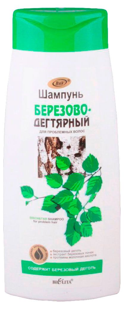 Шампунь для проблемных волос Belita Березово-дегтярный, 480 мл