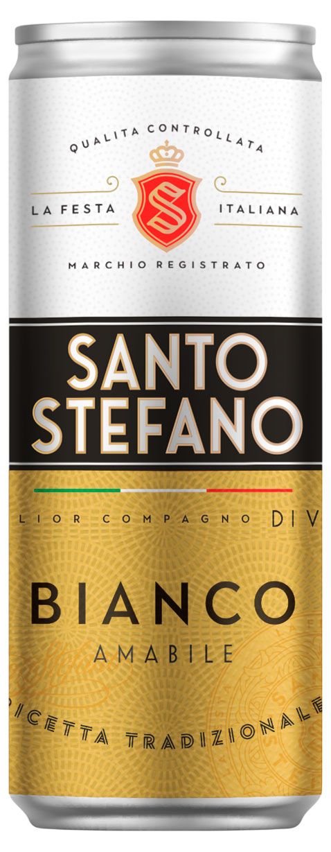 Сидр Santo Stefano Bianco Amabile белый полусладкий 6%, 250 мл