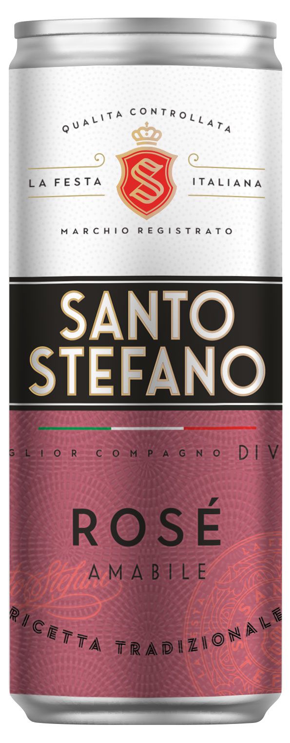 Сидр Santo Stefano Rose розовый полусладкий 6%, 250 мл