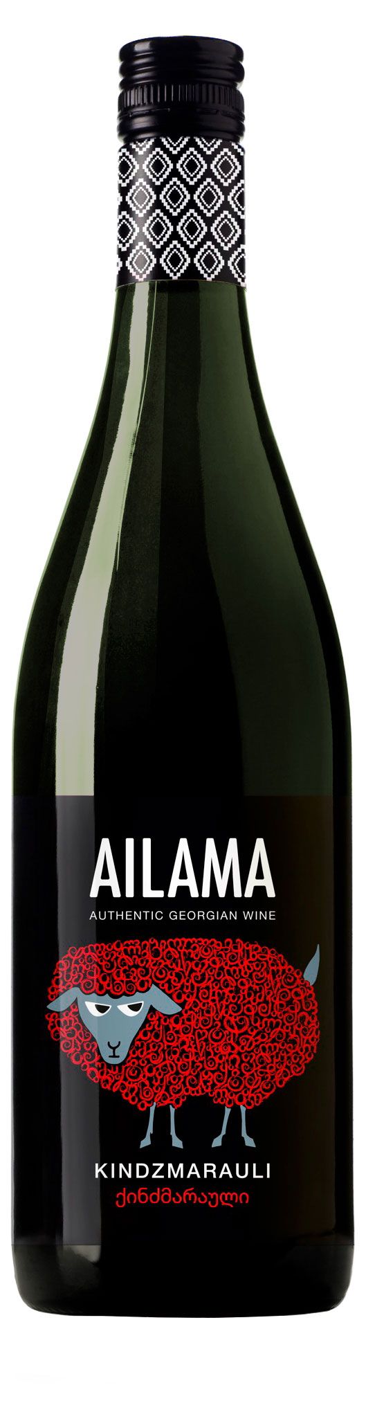 Вино Ailama Киндзмараули красное полусладкое Грузия, 0,75 л