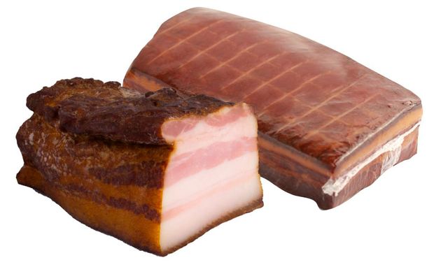 Шпик свиной копченый Первый мясокомбинат, ~ 500 г