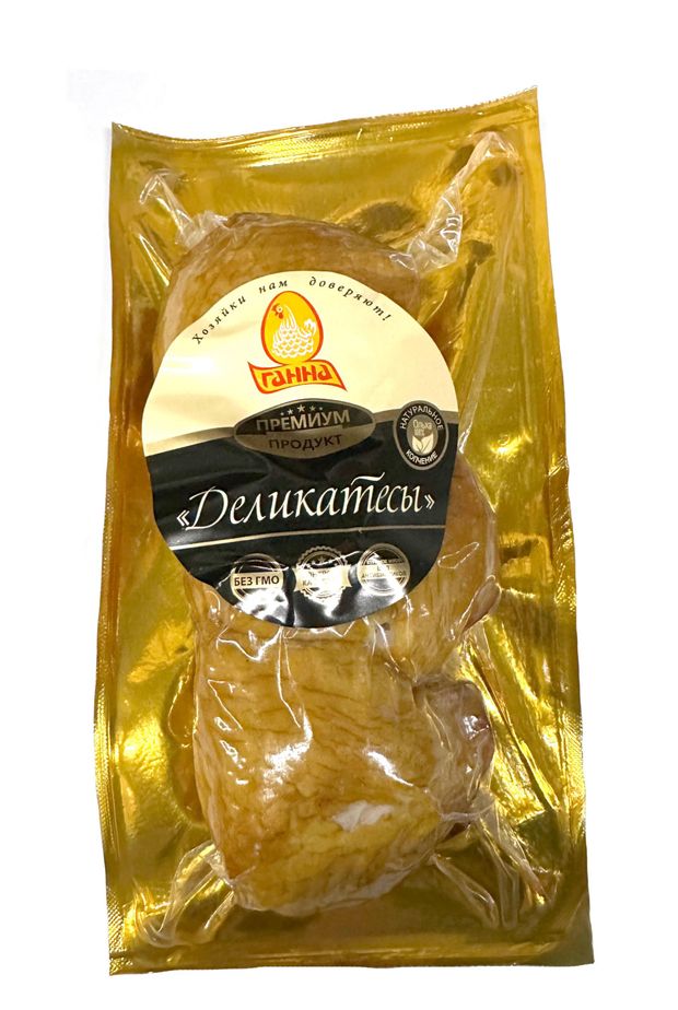 Бедро цыпленка-бройлера копчено-вареное Ганна Аппетитное, ~ 350 г