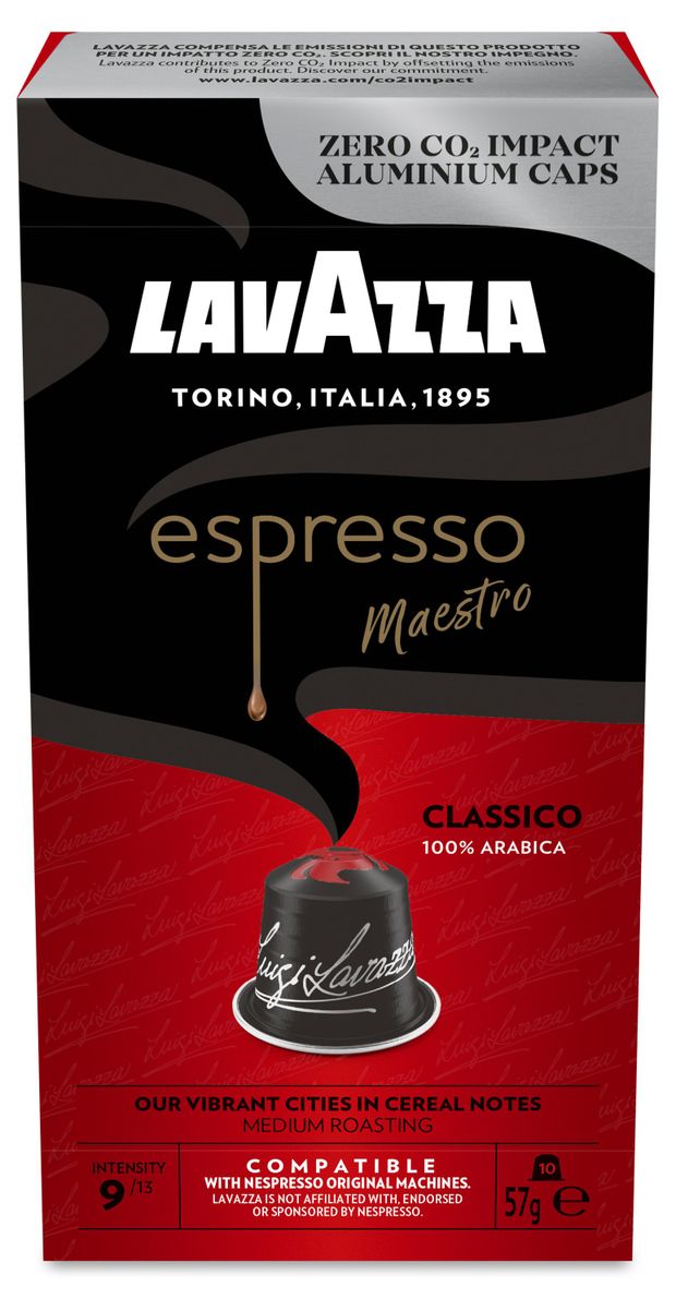 Кофе в капсулах Lavazza Espresso Maestro Classico 10 шт 449₽