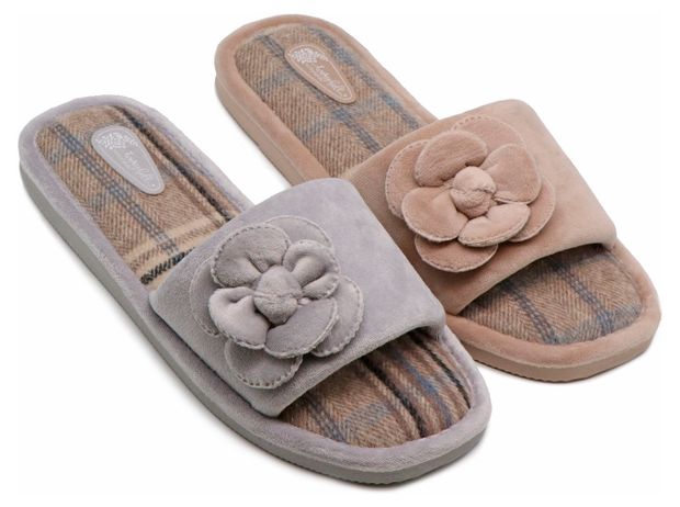 Тапочки женские LuckyLand открытый нос р 40, 1 пара в ассортименте