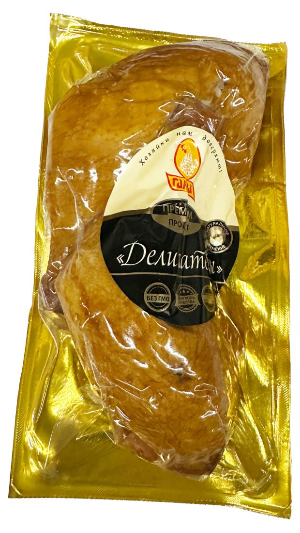 Окорочок копчено-вареный Ганна Аппетитный, ~ 400 г