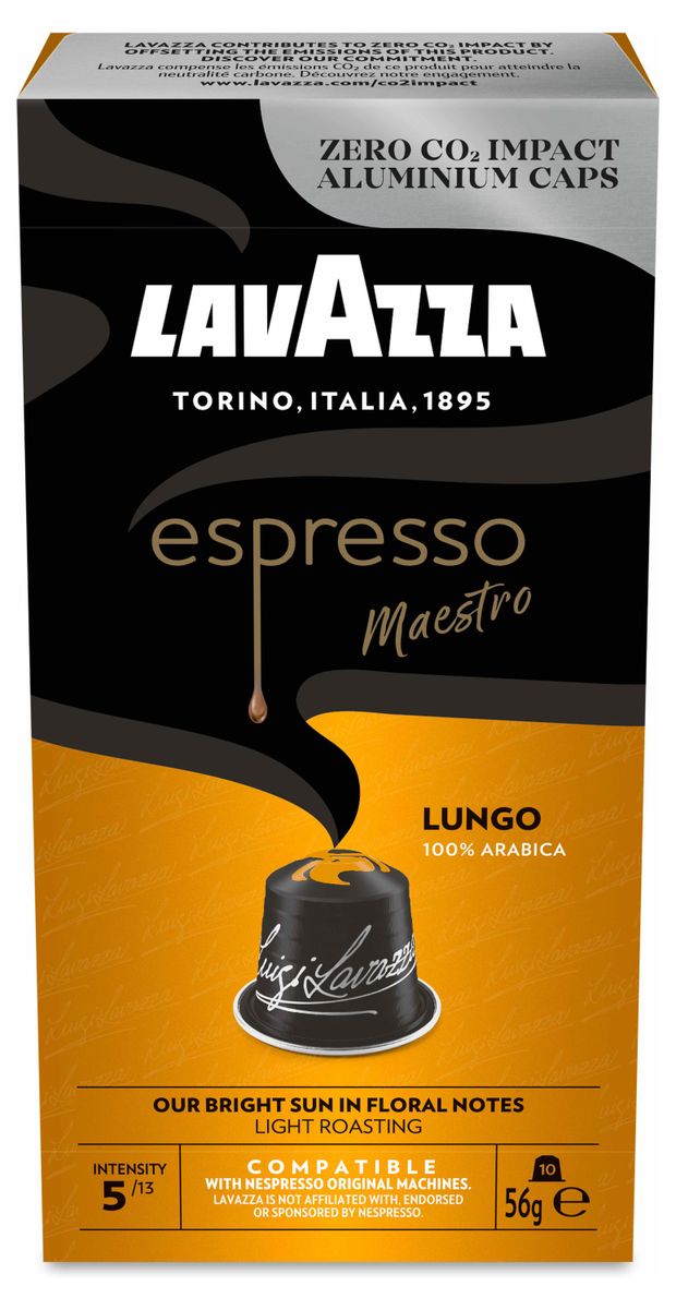 Кофе в капсулах Lavazza Espresso Maestro Lungo 10 шт 449₽