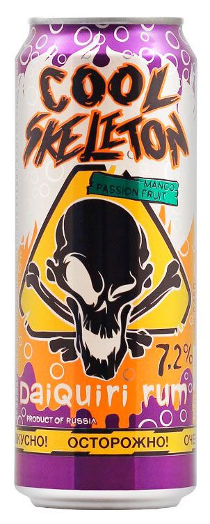 Коктейль Cool Skeleton Дайкири Манго & Маракуйя 7,2%, 0,45 л