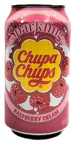 Напиток газированный Chupa Chups Raspberry cream, 0,345 л