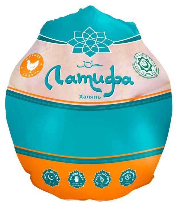 Тушка цыпленка-бройлера Латифа Халяль охлажденная, ~ 1,8 кг