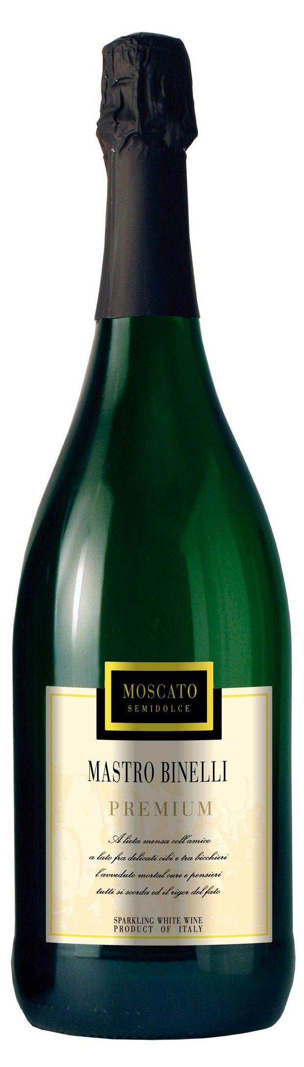 Игристое вино Mastro Binelli Moscato белое полусладкое Италия, 1,5 л