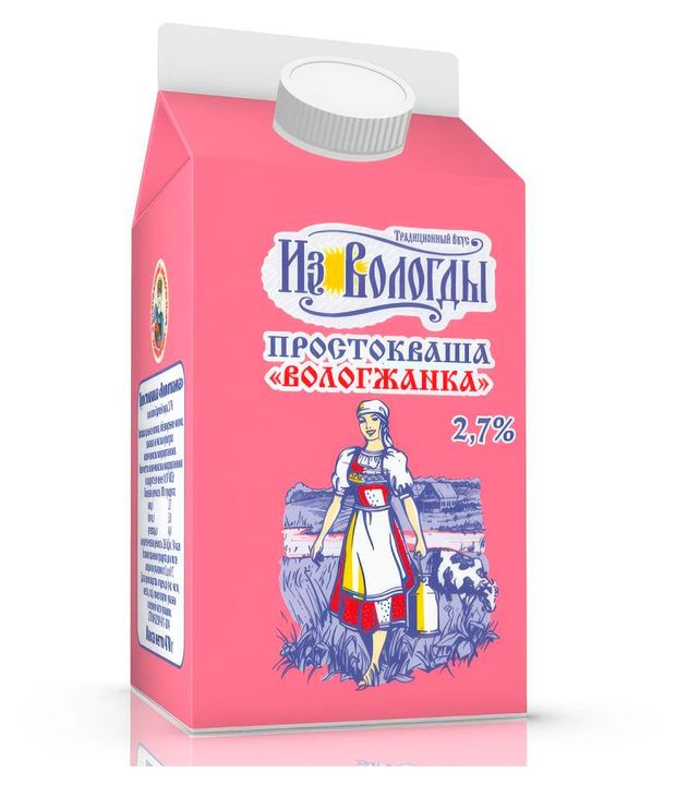 Простокваша Вологжанка 2,7%, 470 г