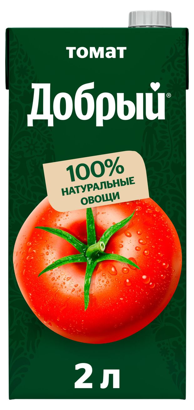 Вода, соки, напитки Нектар Добрый Томат, 2 л
