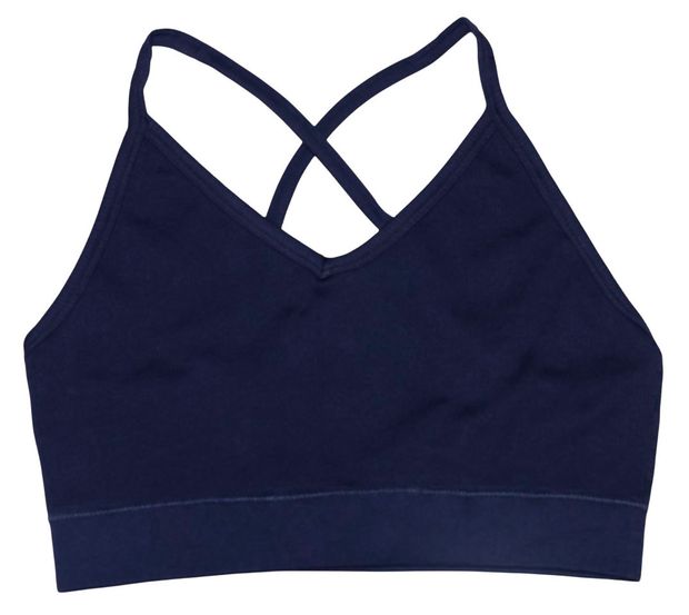 Бюстгалтер спортивный женский InExtenso темно-синий