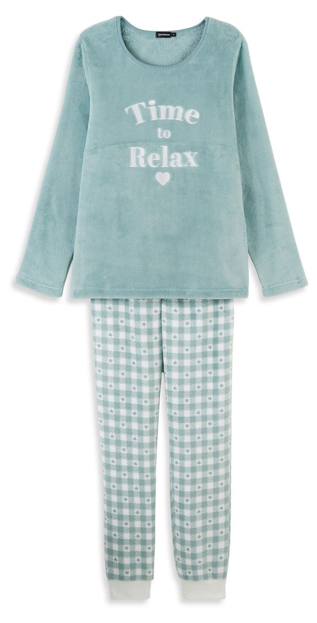 Пижама женская InExtenso зеленая