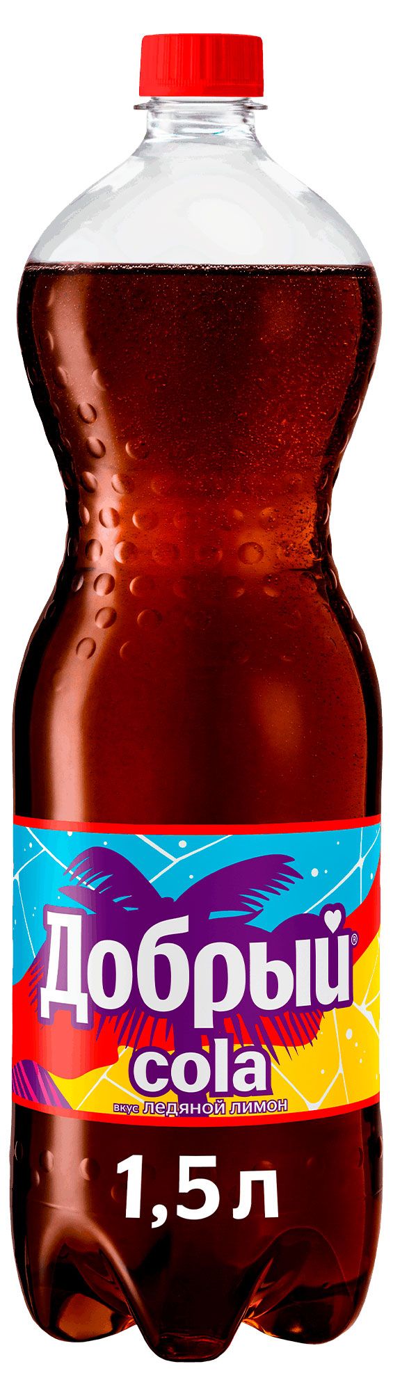 Вода, соки, напитки Напиток газированный Добрый Cola Ледяной лимон, 1,5 л