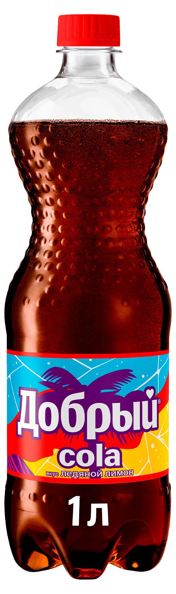 Вода, соки, напитки  Ашан Напиток газированный Добрый Cola Ледяной лимон, 1 л