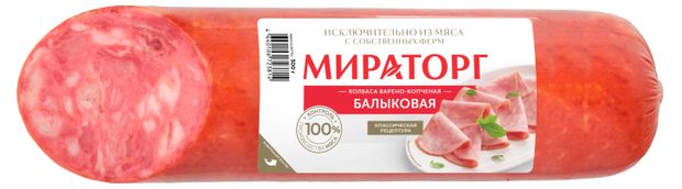 Колбаса варено-копченая Мираторг Балыковая 300 г 320₽