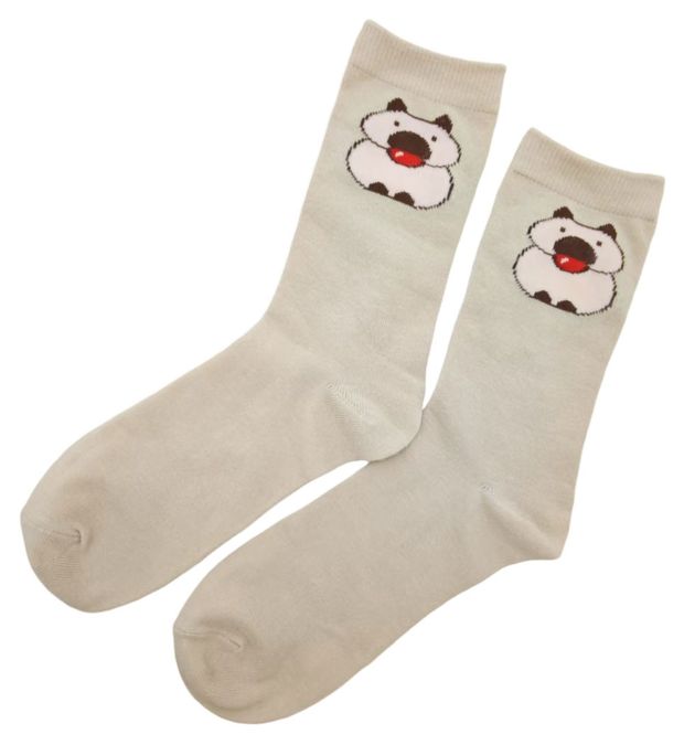 Носки женские Капибара бежевые, р 38-42