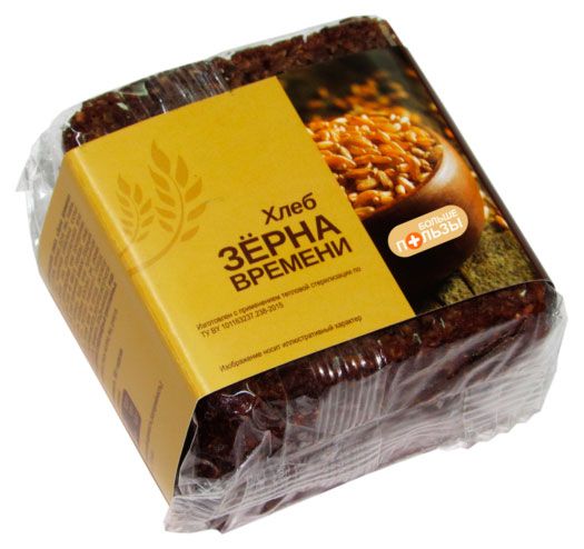 Хлеб злаково-зерновой черный Зерна времени Беларусь 200 г 272₽