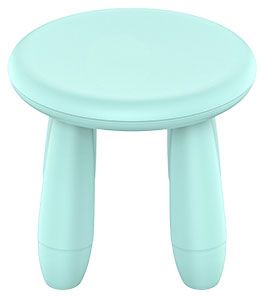 Табурет детский Twizi мятный, 30х30х29 см