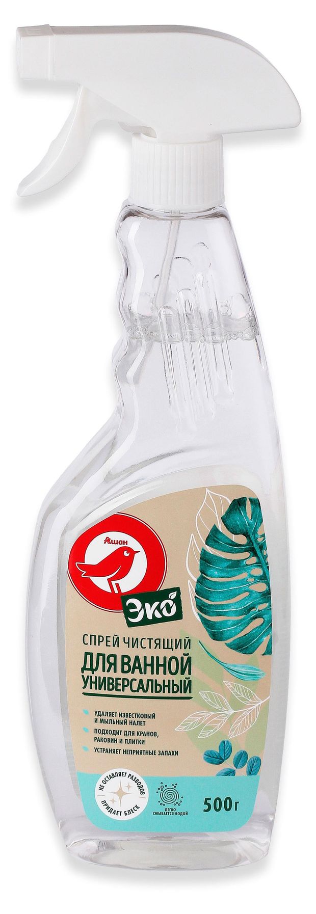 Чистящее средство АШАН Красная птица Эко для ванной 500 мл 170₽