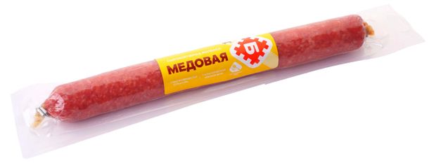 Колбаса сырокопченая Брестский мясокомбинат Медовая Беларусь, ~ 700 г