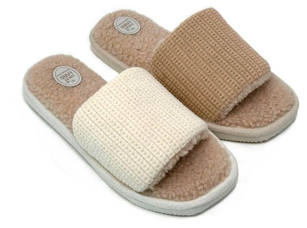 Тапочки женские LuckyLand открытый нос, р 38, 1 пара в ассортименте