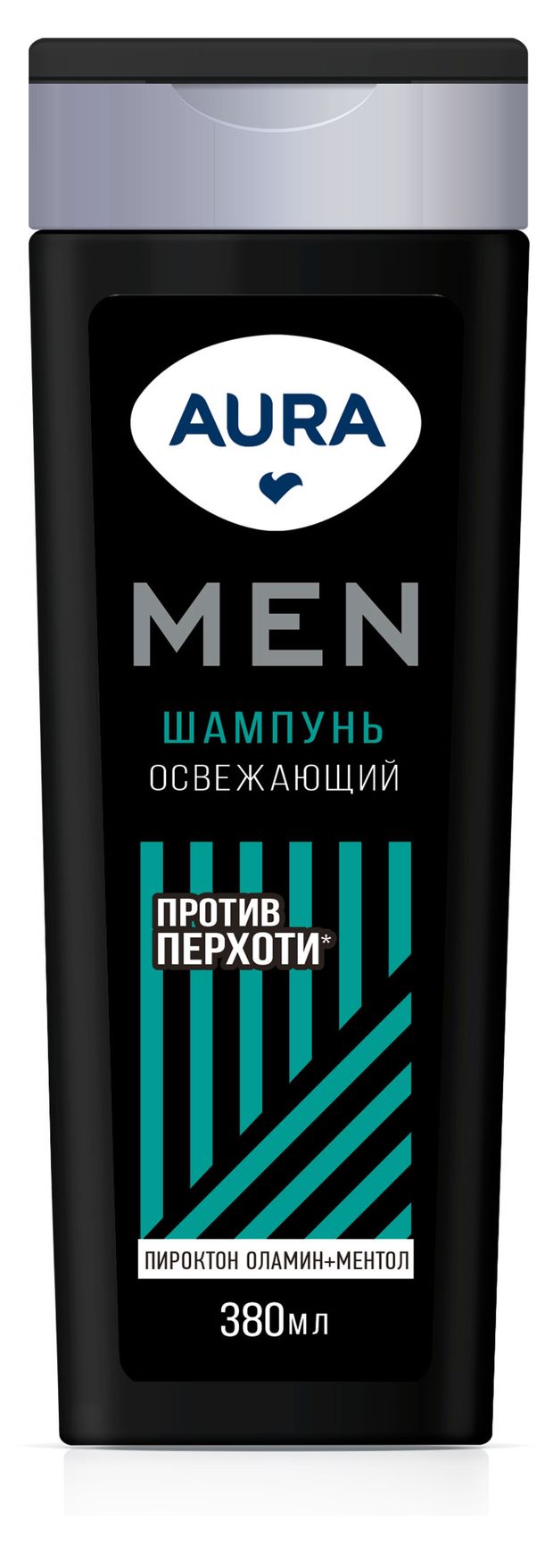 Шампунь Aura Men Освежающий против перхоти, 380 мл