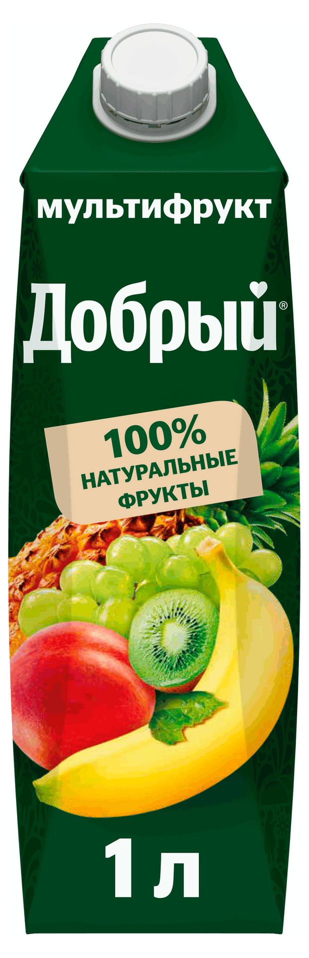 Вода, соки, напитки Нектар Добрый Мультифрут, 1 л