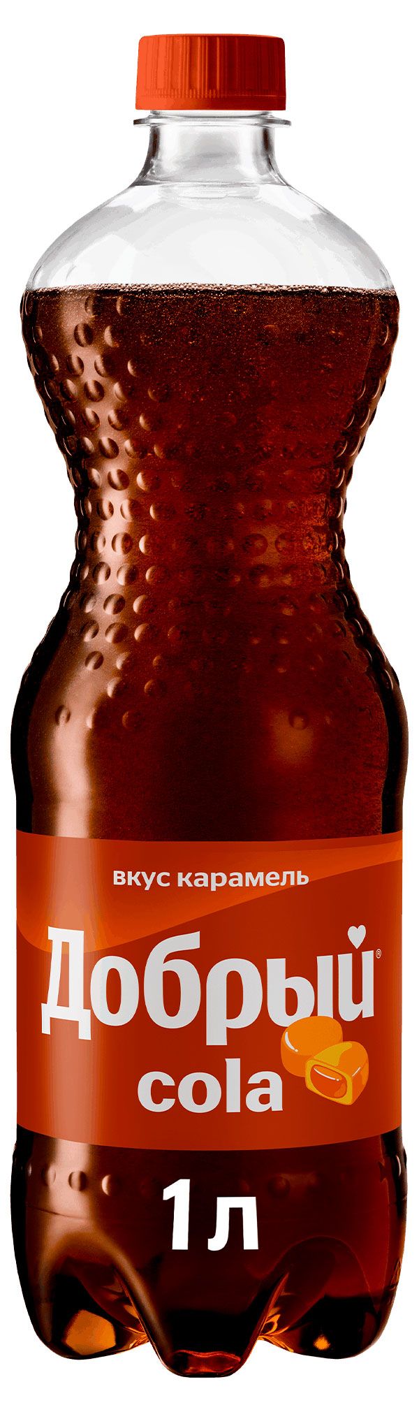 Вода, соки, напитки Напиток газированный Добрый Cola Карамель, 1 л