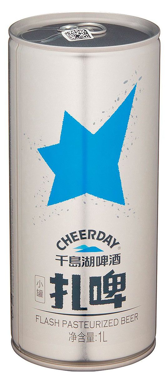 Пиво Cheerday Silver светлое фильтрованное, 1 л