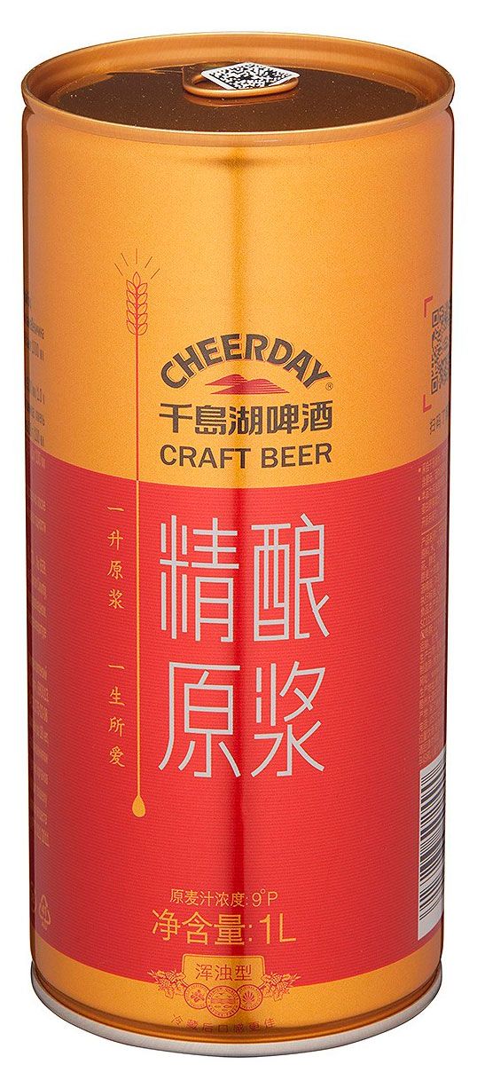 Пиво Cheerday Gold светлое фильтрованное, 1 л