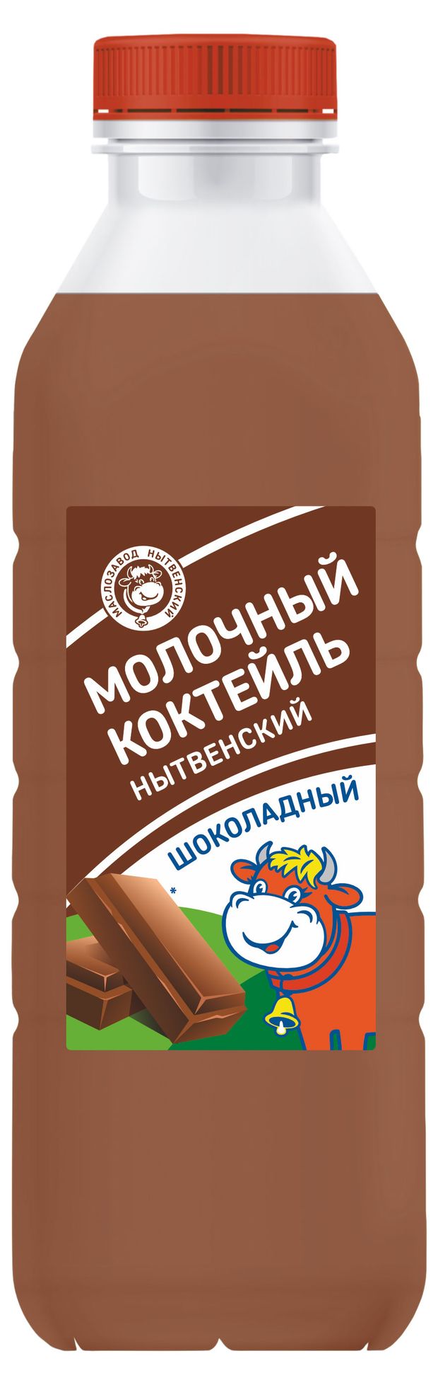 Коктейль молочный Маслозавод Нытвенский Шоколадный 2,5% БЗМЖ охлажденный, 800 мл