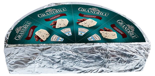 Сыр мягкий Grand Blu Milkana intense с голубой плесенью 50% БЗМЖ Аргентина, вес
