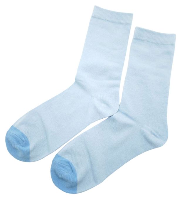 Носки женские синие, р 38-42