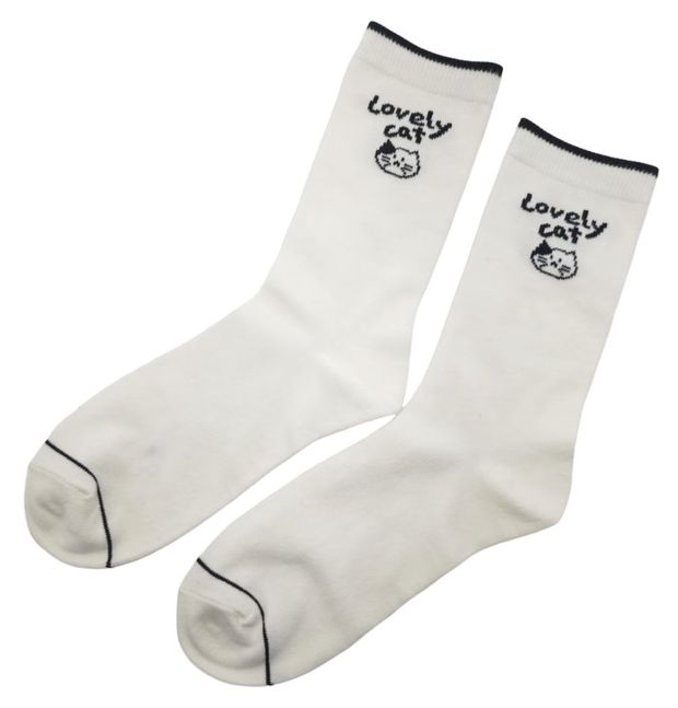 Носки женские белые, р 38-42