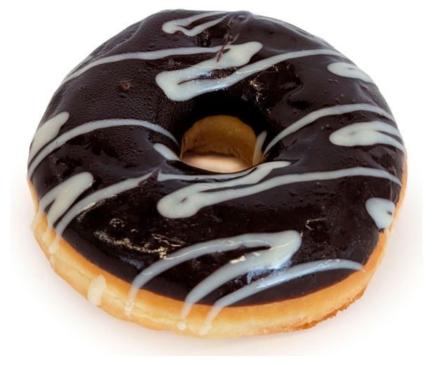 Донат АШАН с шоколадной начинкой 67 г 43₽