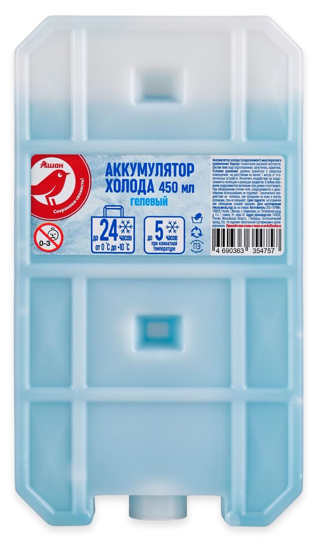 Аккумулятор холода АШАН Красная птица 450 мл 150₽