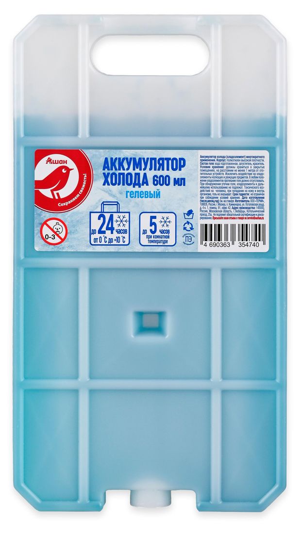 Аккумулятор холода АШАН Красная птица 600 мл 200₽