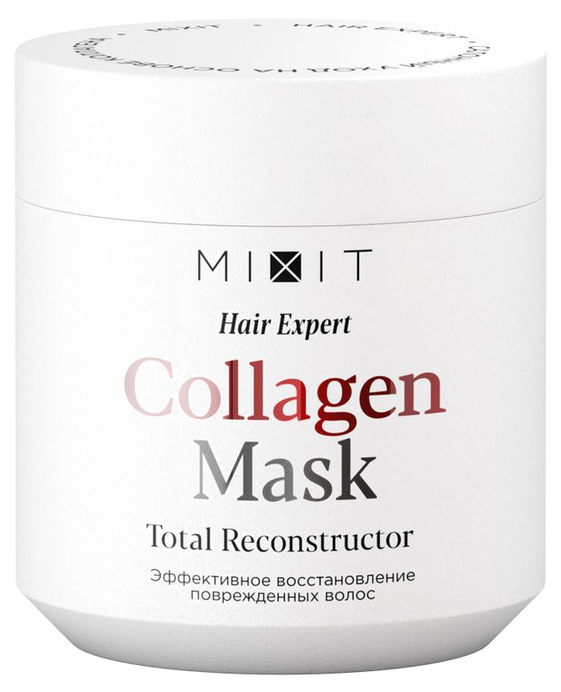 Маска-реконструктор для волос Mixit Hair Expert Total Reconstructor для восстановления, 400 мл