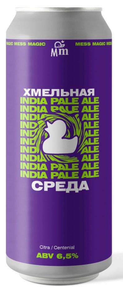Пиво светлое Magic Mess Хмельная среда 6,5%, 450 мл
