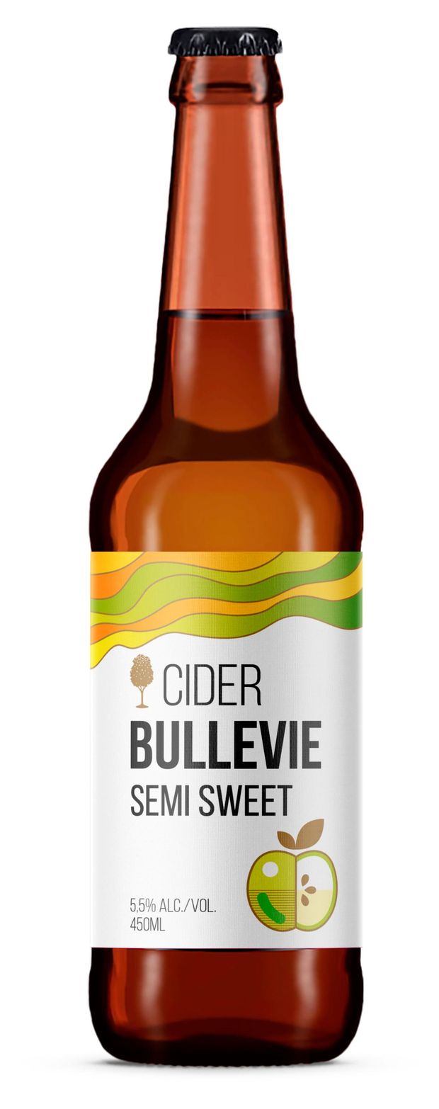 Сидр Bullevie Semi Sweet полусладкий 5,5%, 450 мл