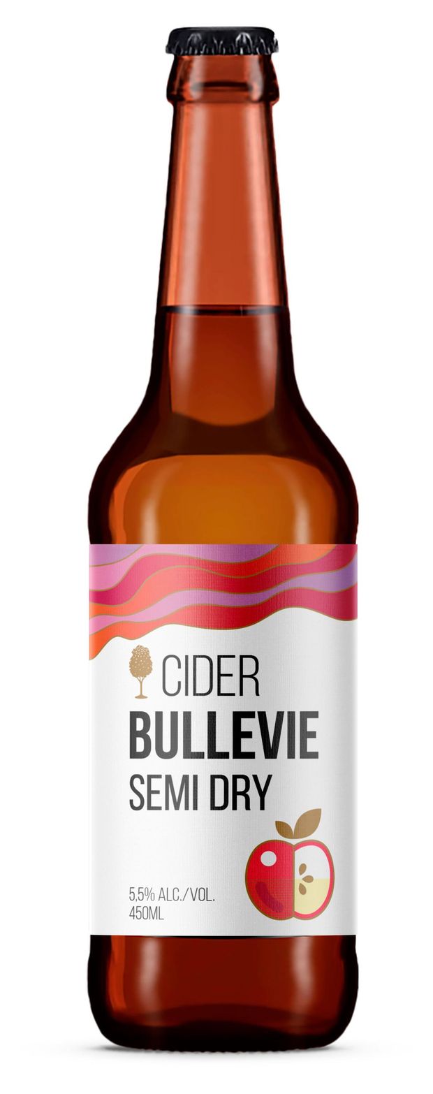 Сидр Bullevie Semi Dry полусухой 5,5%, 450 мл