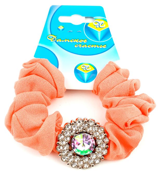 Резинка для волос Дамское счастье декоративная с украшением, 1 шт