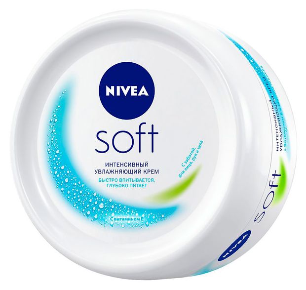 Крем для лица и тела NIVEA Soft Увлажняющий Испания, 300 мл